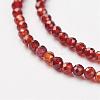 Natural Garnet Bead Strand G-G680-18-3