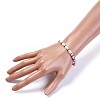 Handmade Polymer Clay Heishi Beads Stretch Bracelets BJEW-JB04512-4