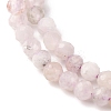 Faceted Natural Lilac Jade Beads Strands G-RM241221-B1-3