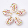 Printed Cowrie Shell Beads SHEL-S274-27I-2