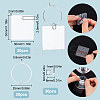 SUNNYCLUE DIY Blank Wine Glass Charm Making Kit DIY-SC0023-79A-2