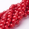 Natural Mashan Jade Round Beads Strands G-D263-8mm-XS31-4