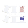 80Pcs 2 Styles Cardboard Paper Ribbon Spool Storage Organizer Holder CDIS-PH0001-61-7