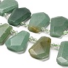 Natural Green Aventurine Beads Strands G-H078-A04-01-3