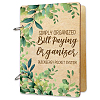 1 Set Wooden 2-Ring Loose Leaf Binder Postcard Phote Album Cover DIY-SD0002-03A-1