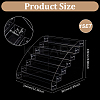 7-Tier Acrylic Display Risers for Jewelry ODIS-WH0030-175C-01-2