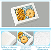 Foldable Paper Drawer Boxes with Clear Plastic Cover CON-WH0095-68B-03-4