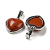 Natural Red Jasper Pendants G-I358-A21-2