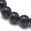 Synthetic Black Stone Bead Stretch Bracelets LS-X-BJEW-K212-B-032-3