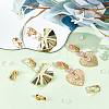 24Pcs Brass Clip-on Earring Findings KK-BBC0014-82-4