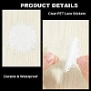 CRASPIRE 5 Sets 5 Styles PET Waterproof Hollow Lace Decorative Stickers DIY-CP0008-72-4