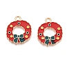 Christmas Theme Alloy Enamel Pendants ENAM-T020-10E-2