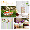 15Yards 3 Styles Polyester Hollow Leaf Ribbons OCOR-TA0002-79B-7