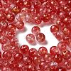 Transparent Crackle Acrylic Beads DACR-D300-01F-8mm-1