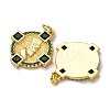 Brass Pave Cubic Zirconia Pendants KK-A271-06G-3