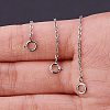 3Pcs 3 Style Rhodium Plated 925 Sterling Silver Chain Extender FIND-SZ0001-74P-5