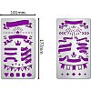 2Pcs 2 Style 304 Stainless Steel Cutting Dies Stencils DIY-FG0001-98-2