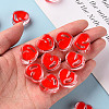 Transparent Enamel Acrylic Beads TACR-S155-004-6