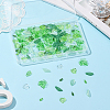 320Pcs 8 Styles Transparent Acrylic Pendants OACR-SC0002-49-7