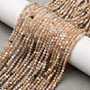 Natural Peach Moonstone Beads Strands G-A276-C12-2mm-1