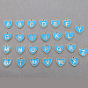 26Pcs Alloy Enamel Pendants ENAM-K075-02G-05-1