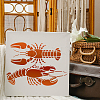 Large Plastic Reusable Drawing Painting Stencils Templates DIY-WH0202-209-7
