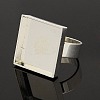 Brass Ring Setting Components KK-M015-01S-1