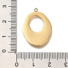 Ion Plating(IP) 304 Stainless Steel Pendant Rhinestones Setting STAS-P371-043G-3