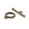 Tibetan Style Zinc Alloy Toggle Clasps LS-MLF0539Y-NF-3