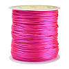 Nylon Satin Rattail Cords NWIR-R025-1.0mm-F106-1