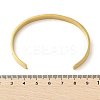 304 Stainless Steel Cuff Bangles BJEW-P348-02F-G-5