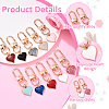 10Pcs Alloy Enamel Pendant Decorations HJEW-YW00154-3
