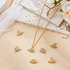 10Pcs Rack Plating Brass Pendants KK-BBC0017-13-3