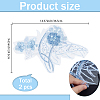 Flower Lace Embroidery Sewing Fiber Appliques DIY-WH20011-90B-2