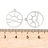 Non-Tarnish 5Pcs 201 Stainless Steel Pendants STAS-M056-01B-P-3