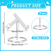 10Pcs Iron Display Holder ODIS-GO0001-08-2