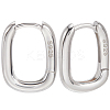 1 Pair 925 Sterling Silver Hoop Earrings EJEW-BBC0001-83P-1
