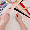 7Pcs 7 Colors Cotton Rectangle Cross-Stitch Fabric AJEW-AR0004-81-3