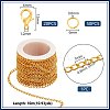 DIY Iron Twisted Chains Curb Chains Bracelets Necklaces Making Kits DIY-UN0006-22B-4