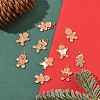 10Pcs 10 Styles Christmas Theme Alloy Enamel Pendants ENAM-FS0003-79-7