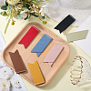7Pcs 7 Colors PU Leather Bookmarks AJEW-CL0001-21-3