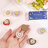 6Pcs 6 Colors Acrylic Plastic Beads FIND-SC0013-08A-3