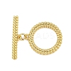 Brass Toggle Clasps KK-G548-30G-1