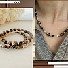 100Pcs Round Natural Tiger Eye Beads G-SP0001-21B-6