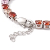 Classic Cubic Zirconia Tennis Bracelet BJEW-G639-01E-P-4
