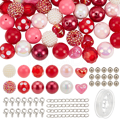 DIY Valentine's Day Jewelry Set Making Kit DIY-NB0009-55-1