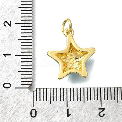 Brass Enamel Pendants KK-D295-16G-1