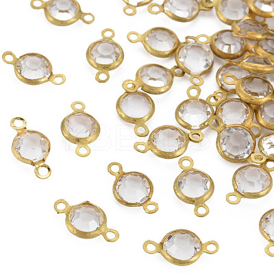 Brass Glass Links/Connectors KK-Q576-11I-1