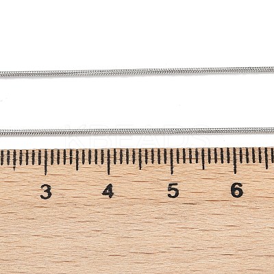 Tarnish Resistant Classic Plain 304 Stainless Steel Mens Womens Snake Chain Necklaces STAS-M174-018P-B-1