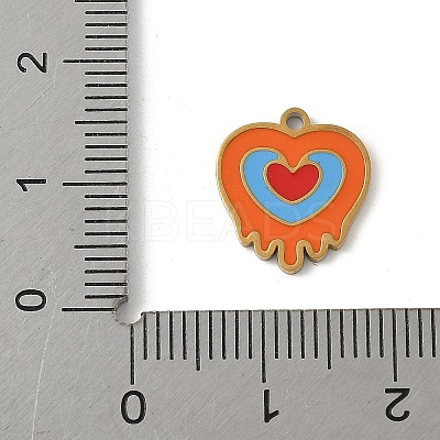 304 Stainless Steel Enamel Charms LS-STAS-P388-19D-G-1